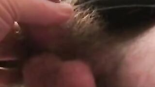 Hairiest Amateur's Intense Jerk-Off Session & Big Load