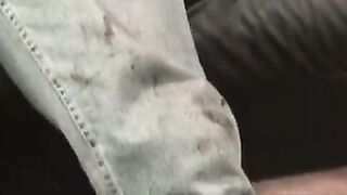 Hairiest Amateur's Intense Jerk-Off Session & Big Load