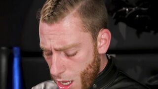 Electro-Domination: BDSM Training of Slave Boy by Mistress Domina with Electric Shock Collar & Whip - Dominatrix Fucks Her Man Hard!