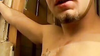 Hot Guy Jerks Off Massive Load in Bathroom - Big Dick Pornhub POV