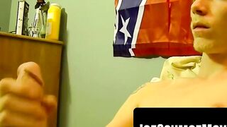 Big Dick Cleetus Stroking His Meaty Pole Until Dry - Exclusive Interview & Behind The Scenes