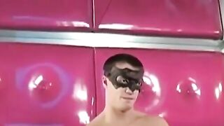 Masked Stud Fingers & Masturabtes His Way To Orgasm