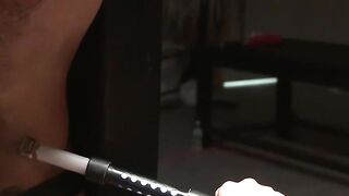 Dominant Young Stud Electro-Tortures Mature Man's Body - Nikki Hunter