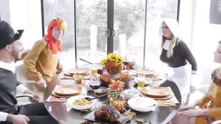 Foursome Fun! Cosplayer Orgy With Facial Finish