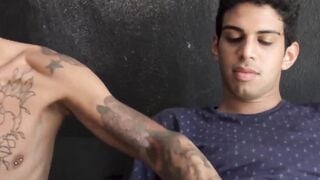 Straight-Guys Edge Into Gay Sex - First Time Anal With A Twist