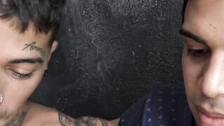 Straight-Guys Edge Into Gay Sex - First Time Anal With A Twist