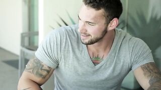 Logan Cross Throat-Fucks Steve Rodgers in Rough Hardcore Sex