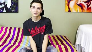 Skinny Cuties Interview Turns into Hot Masturbation Session