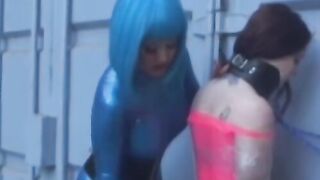 Bondage Babe Dominatrix - Fetish Fantasy with Young Dyke Submissive