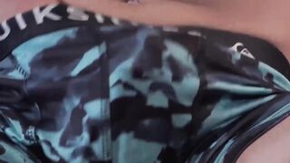 Twinks Finger-Fuck His Asshole While Jerking Off Over Huge Dick