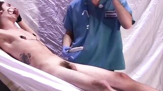 Ink-Slinger's Bondage Adventure - Naked Boy with Body Art Gets Torments