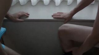 Hair Bear BareBacking Twinks - Raw Anal Threesome