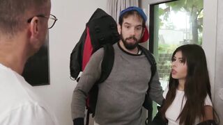 Sex Kitten Stepmom-In-Law Fucks Her Stepson In Law And Gets A Facial