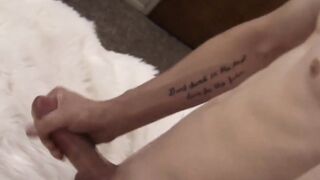 Juggling Balls & Strokin' Dick - Hot Amateur Guy Jacks Off For The Cameras