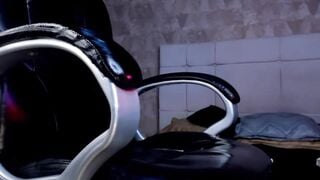 Transgender Babe's Anal Play with Oil - Sensual Blowjob & Riding on Dildo