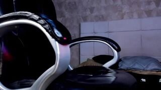 Transgender Babe's Anal Play with Oil - Sensual Blowjob & Riding on Dildo