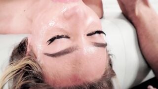 Ella Reese's Face Gets Covered In Glory - POV Blowjob & Facial