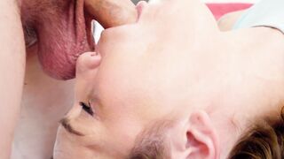 Step-Mother's Pet StepSon Gives Her A Deep Throat Blowjob And Swallow