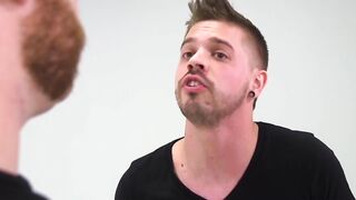 Hot & Edgy Threesome - Adam Ramzis Gets Fucked By Two Hunks