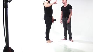 Hot & Edgy Threesome - Adam Ramzis Gets Fucked By Two Hunks