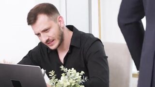 Three's Company - Office Sluts Share Their Bosses With Angelina Moon