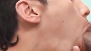 Latino Threesome Blowjob Marathon with Bareback Action