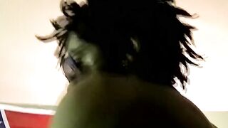 MILF Gives Black Guy Oral Service With A Twist