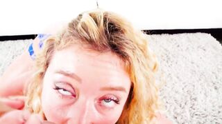 Blond Bombshell Rimming & Throat-Fucking - Hot Anal Sex with Deepthroating
