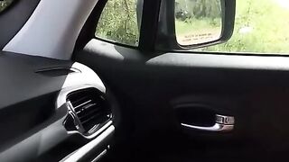 Car Sex Sirens - Hot Brunette Babe Gives A Sloppy Deepthroat And Creamped