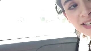 Car Sex Sirens - Hot Brunette Babe Gives A Sloppy Deepthroat And Creamped
