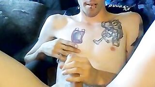Piercing Twinks - Huge Load From Pierced Teen's Dick