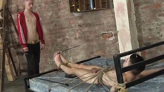 Twinks Roped And Drained - Anal Threesome With Dimitri Osteen