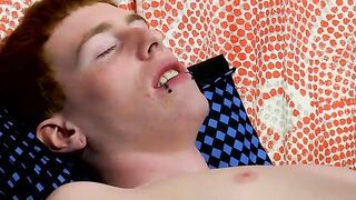 Redheaded Hunk Barebacking His Buddy's Ass in Hot Anal Sex