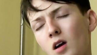 Skinny Twink's Anal Play Leading to Intense Orgasm