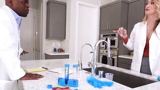 Milking The Black Lab Scientist - A Wild Ride With This Milf