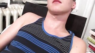 Logan's Slow Motion Stroker - Solo Male Jerk-Off Session