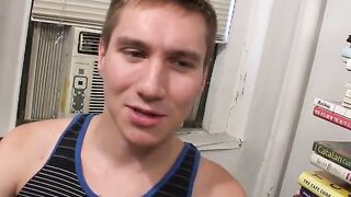 Logan's Slow Motion Stroker - Solo Male Jerk-Off Session