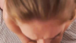 Teenage Stepsister's First Time - Older Man Fucks Young Blonde Cutie