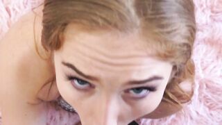 Teenage Stepsister's First Time - Older Man Fucks Young Blonde Cutie