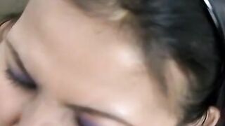 Bubble Butt Asiana Gal Sucks & Swallows Huge Load In POV Blowjob