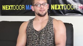 Jacked Up Jocks - Big Dick Hunk Jerking Off After Interview