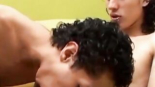 Twinks Bareback Threesome - Raw Anal Action with Hot Twins