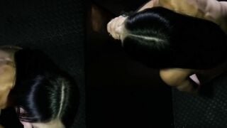 Hot Blonde MILF Gives A Sloppy Deepthroat And Swallowing Ten Loads Of Jizz