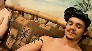 Two Hunks Jack Off To A Mind-Blowing Orgasm" #Hardcore2018
