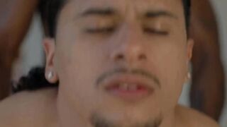 Black Bad Boy Ravishes White Guy in Hardcore Anal Threesome