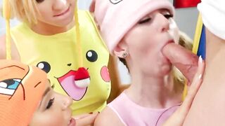 Four-Way Frenzy #4: Pussy Party with Jaye Summer & Haley Reid