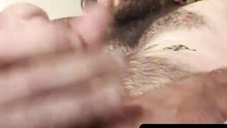 Maturity Matters - Older Guy's Beard Hides His Big Dick While Jerking Off
