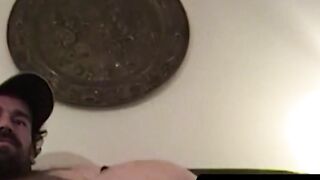 Maturity Matters - Older Guy's Beard Hides His Big Dick While Jerking Off