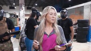 Blondie Bombshell Babes - Big Dick Paint Ball Battle