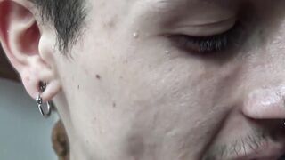 Raw & Piercing: Hot Latin Stud Gets Fucked Hard By Huge Dick And Facial